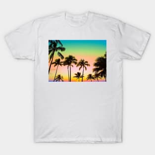 Neon Palm Sky T-Shirt